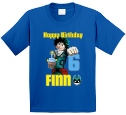 My Hero Academia Deku Birthday Fan T Shirt