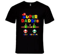 Super Daddio Of 2 Kids (customizable) T Shirt