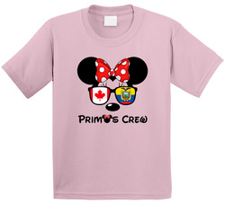 Canada Ecuador Minnie Primos Crew T Shirt Canada Ecuador Minnie Primos Crew T Shirt