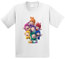 Oddbods Fuse, Newt, Pogo, Bubbles, Jeff, Zee And Slick T Shirt