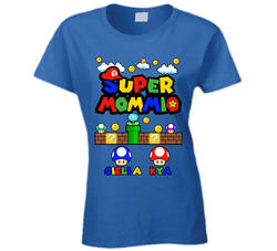 Super Mario Family - Mommio Ladies T Shirt