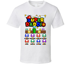 Super Daddio Of 8 Eight T Shirt