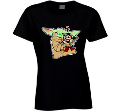 Grogu Mandalorian Fan Ladies T Shirt