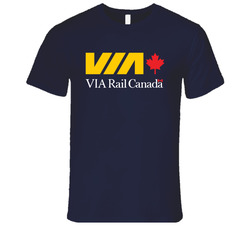 Via Rail Canada Fan T Shirt Via Rail Canada Fan T Shirt