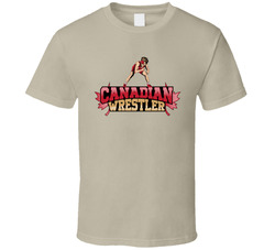Canadian Wrestler (red/gold) T Shirt Canadian Wrestler (red/gold) T Shirt