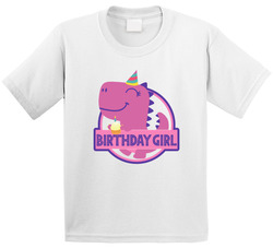 Birthday Girl Cute Dinosaur Theme T Shirt Birthday Girl Cute Dinosaur Theme T Shirt