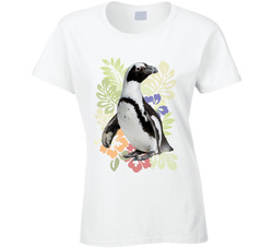 Galapagos Penguin Ladies T Shirt Galapagos Penguin Ladies T Shirt