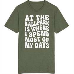 Fresh Prince Baseball Parody At The Ballpark Is Where I Spend Most Of My Days T Shirt