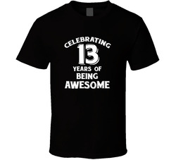 Celebrating 13 Years Of Being Awesome T Shirt