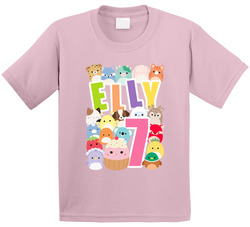 Elly's 7th Birthday - Squish Theme T Shirt