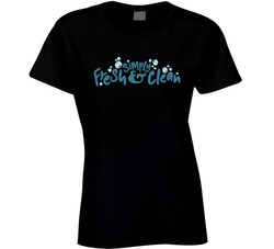 Simply Fresh And Clean - Horizontal Ladies T Shirt