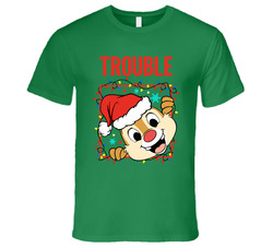Trouble - Disney Matching Double Trouble Chip & Dale Fan Christmas T Shirt Trouble - Disney Matching Double Trouble Chip & Dale Fan Christmas T Shirt