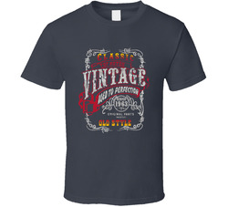 Classic Vintage Old Style Since 1963 T Shirt Classic Vintage Old Style Since 1963 T Shirt