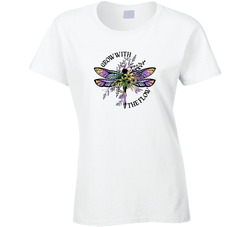 Grow With The Flow Ladies T Shirt Grow With The Flow Ladies T Shirt