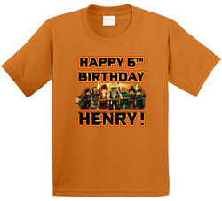 Lego Ninjago Theme 6th Birthday With Custom Name T Shirt Lego Ninjago Theme 6th Birthday With Custom Name T Shirt