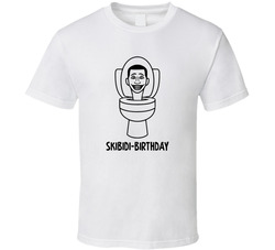 Skibidi-birthday T Shirt Skibidi-birthday T Shirt