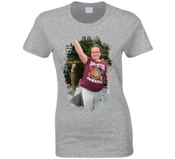 Fishing Kids - Oldest Ladies T Shirt