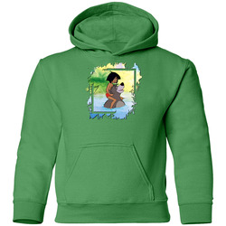 The Jungle Book Mowgli And Baloo Fan Youth Hoodie