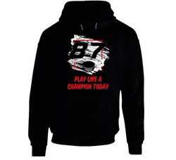 Ct Play Like A Champion With Player Number - 87 Hoodie Ct Play Like A Champion With Player Number - 87 Hoodie