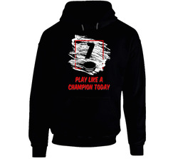 Ct Play Like A Champion With Player Number - 1 Hoodie Ct Play Like A Champion With Player Number - 1 Hoodie