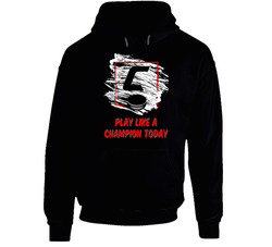 Ct Play Like A Champion With Player Number - C Hoodie Ct Play Like A Champion With Player Number - C Hoodie