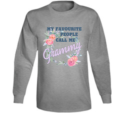 My Favourite People Call Me Grammy Long Sleeve T Shirt My Favourite People Call Me Grammy Long Sleeve T Shirt