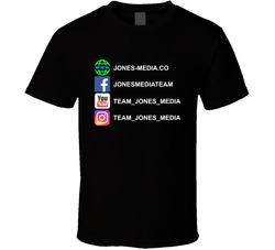 Team Jones Media (back) T Shirt