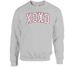 Xoxo Hugs And Kisses Crewneck Sweatshirt