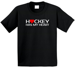 Hockey Has My Heart T Shirt
