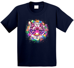 Colourful Cheetah T Shirt Colourful Cheetah T Shirt
