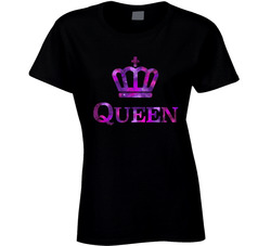 Cosmic Queen - King & Queen Set Ladies T Shirt Cosmic Queen - King & Queen Set Ladies T Shirt