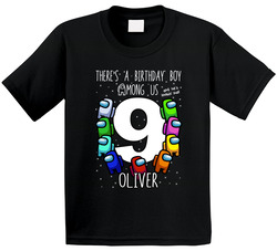 Oliver 9th Birthday Is Sus T Shirt Oliver 9th Birthday Is Sus T Shirt