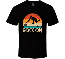 Curling Fan Rock On T Shirt Curling Fan Rock On T Shirt