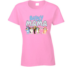 Bluey Mama Ladies T Shirt Bluey Mama Ladies T Shirt