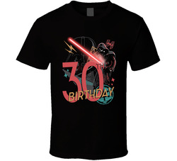 Star Wars Darth Vader 30th Birthday T Shirt Star Wars Darth Vader 30th Birthday T Shirt