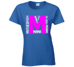 Mom With A Capital M Ladies T Shirt Mom With A Capital M Ladies T Shirt