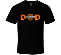Motorcycle Dad Harley Fan T Shirt