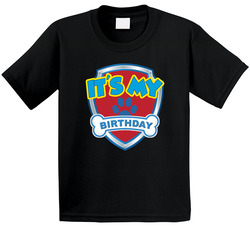 Paw Patrol Family - It's My Birthday T Shirt Paw Patrol Family - It's My Birthday T Shirt
