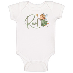 Sweet Fairy With Custom Name Baby One Piece Sweet Fairy With Custom Name Baby One Piece