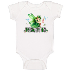 Fairy Fantasy With Custom Name Baby One Piece Fairy Fantasy With Custom Name Baby One Piece