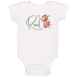Fairy With Custom Name Baby One Piece Fairy With Custom Name Baby One Piece