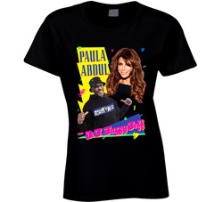 Paula Abdul & Dj Jazzy Jeff Fan Ladies T Shirt