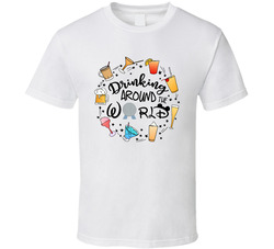 Epcot Drinking Around The World T Shirt