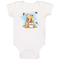 Winnie The Pooh Fan Baby One Piece Winnie The Pooh Fan Baby One Piece