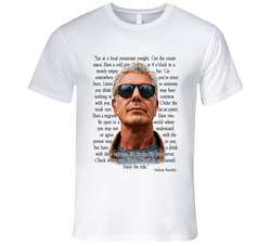 Enjoy The Ride - Bourdain Fan T Shirt Enjoy The Ride - Bourdain Fan T Shirt