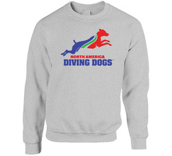 Diving Dogs Crewneck Sweatshirt Diving Dogs Crewneck Sweatshirt
