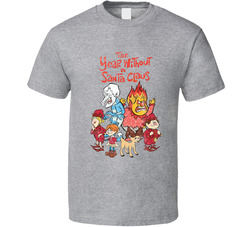 Retro The Year Without A Santa Claus Fan T Shirt