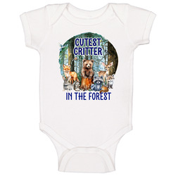 Cutest Critter In The Forest Baby One Piece