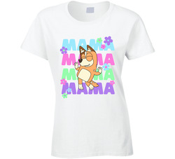 Bluey Mama Bingo Chili Ladies T Shirt