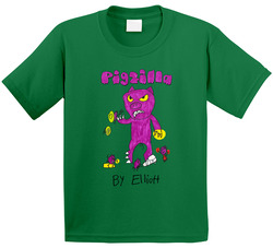 Pigzilla Drawing T Shirt